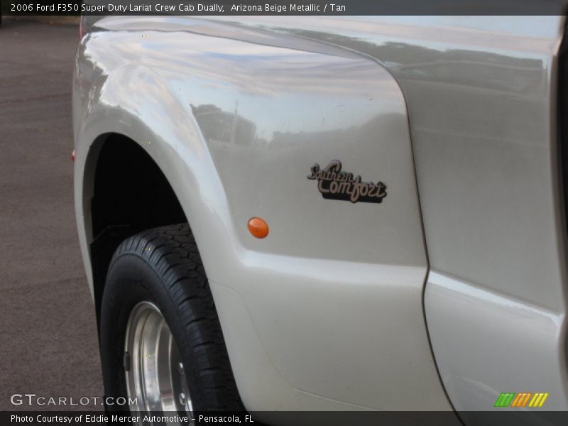 Arizona Beige Metallic / Tan 2006 Ford F350 Super Duty Lariat Crew Cab Dually