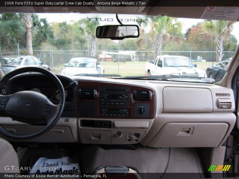 Arizona Beige Metallic / Tan 2006 Ford F350 Super Duty Lariat Crew Cab Dually