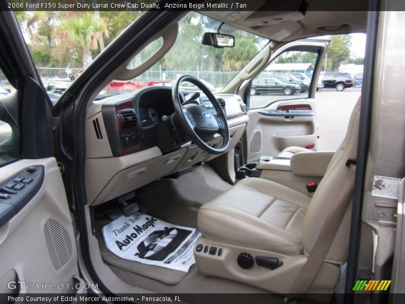  2006 F350 Super Duty Lariat Crew Cab Dually Tan Interior