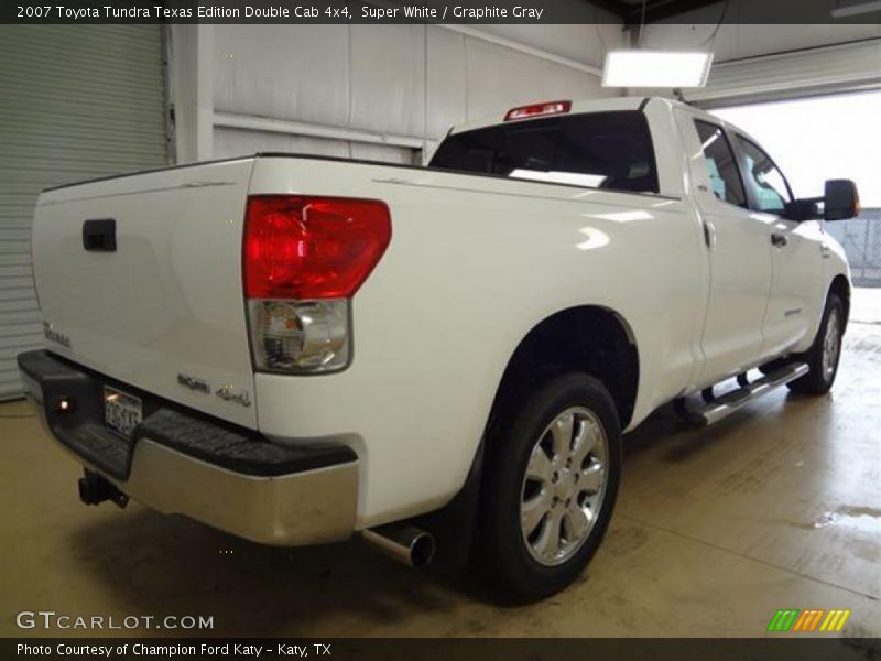 Super White / Graphite Gray 2007 Toyota Tundra Texas Edition Double Cab 4x4