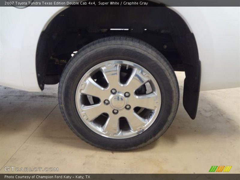 Super White / Graphite Gray 2007 Toyota Tundra Texas Edition Double Cab 4x4