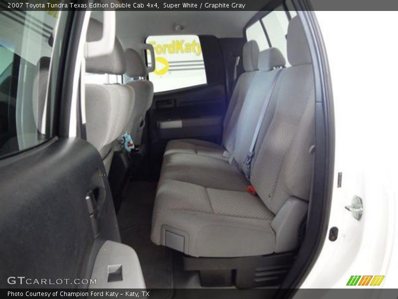 Super White / Graphite Gray 2007 Toyota Tundra Texas Edition Double Cab 4x4