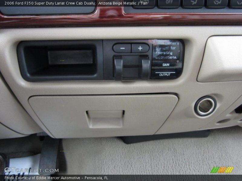 Arizona Beige Metallic / Tan 2006 Ford F350 Super Duty Lariat Crew Cab Dually