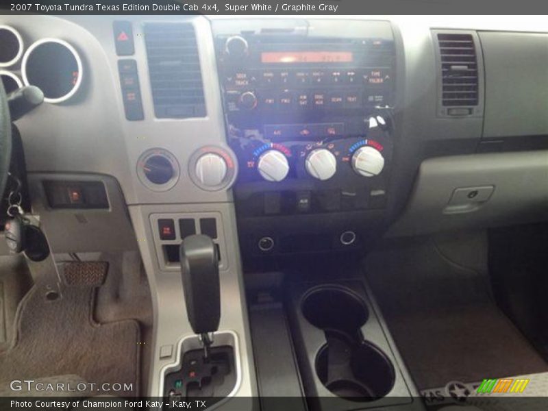 Super White / Graphite Gray 2007 Toyota Tundra Texas Edition Double Cab 4x4