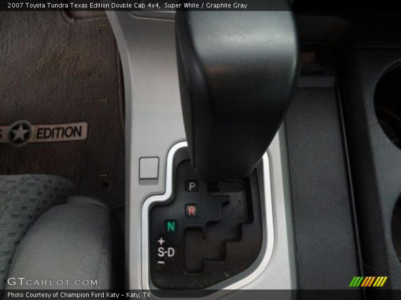 Super White / Graphite Gray 2007 Toyota Tundra Texas Edition Double Cab 4x4