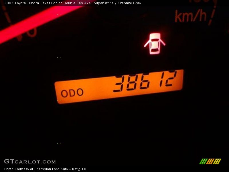Super White / Graphite Gray 2007 Toyota Tundra Texas Edition Double Cab 4x4