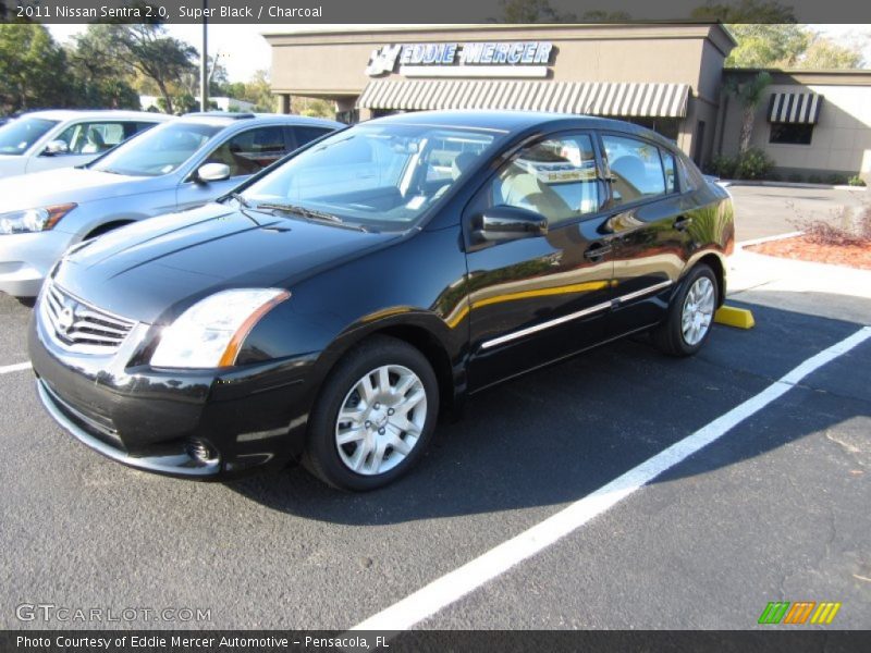 Super Black / Charcoal 2011 Nissan Sentra 2.0