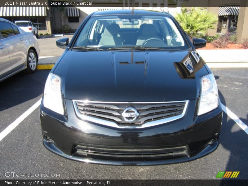 Super Black / Charcoal 2011 Nissan Sentra 2.0