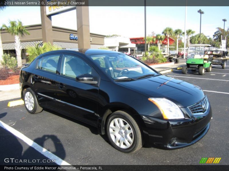 Super Black / Charcoal 2011 Nissan Sentra 2.0