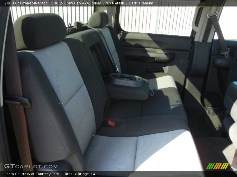Silver Birch Metallic / Dark Titanium 2008 Chevrolet Silverado 1500 LS Crew Cab 4x4
