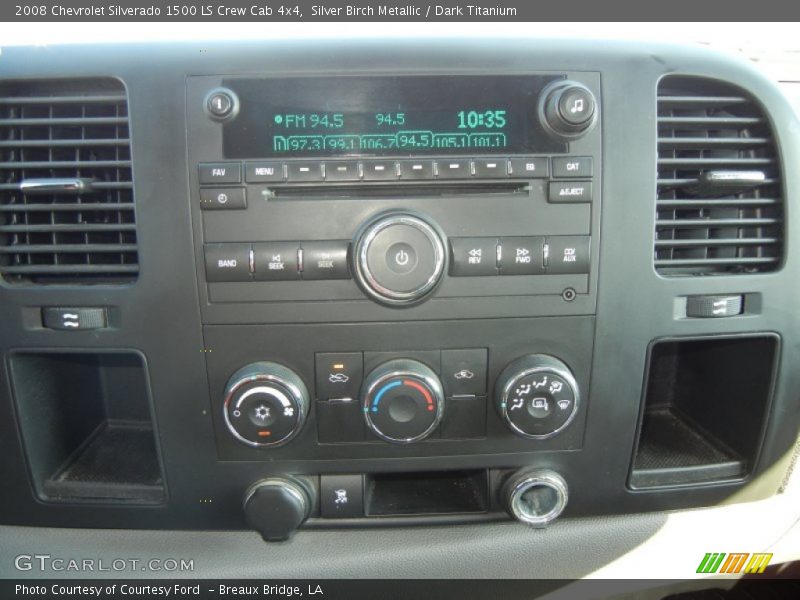 Silver Birch Metallic / Dark Titanium 2008 Chevrolet Silverado 1500 LS Crew Cab 4x4