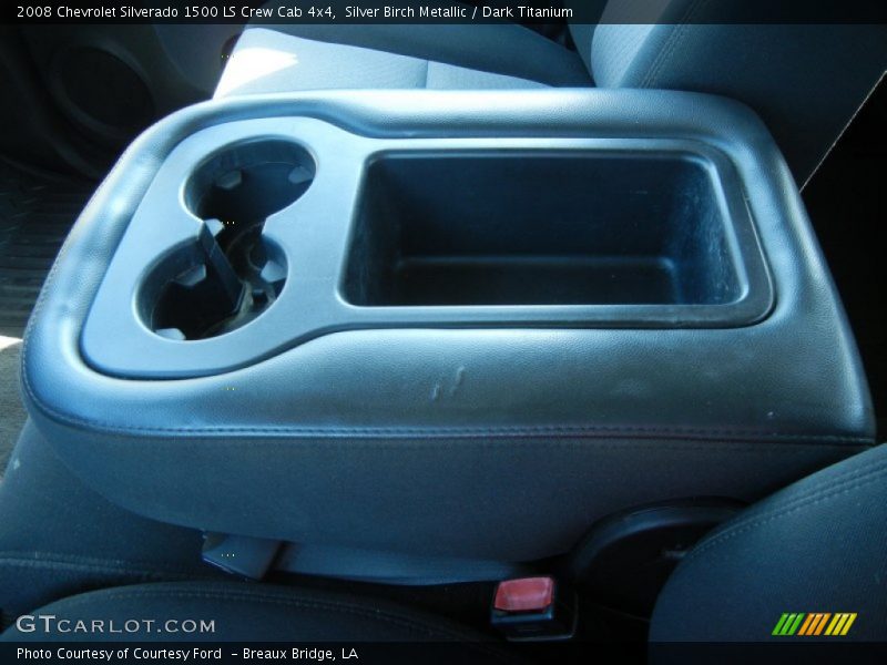 Silver Birch Metallic / Dark Titanium 2008 Chevrolet Silverado 1500 LS Crew Cab 4x4