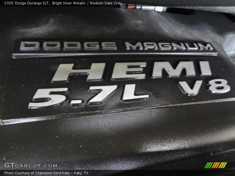 Bright Silver Metallic / Medium Slate Gray 2005 Dodge Durango SLT