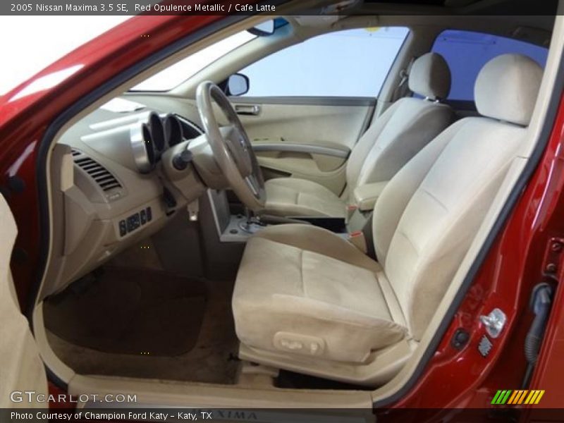 Red Opulence Metallic / Cafe Latte 2005 Nissan Maxima 3.5 SE