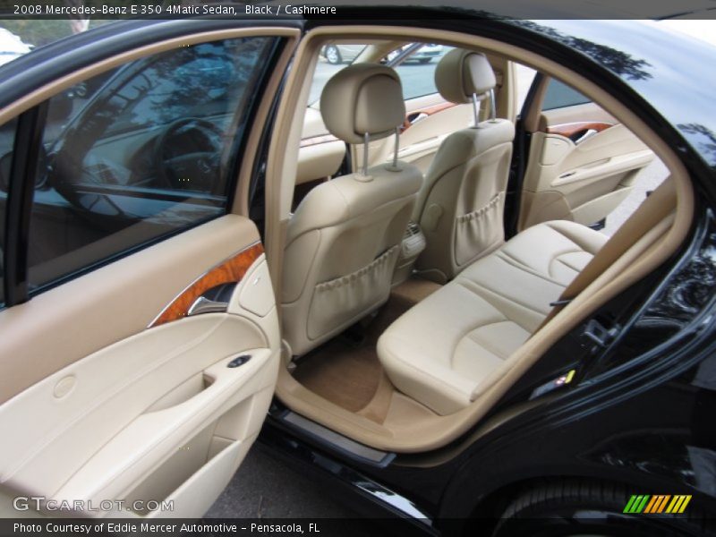Black / Cashmere 2008 Mercedes-Benz E 350 4Matic Sedan