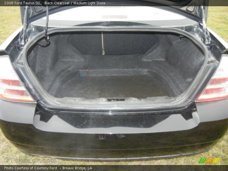 Black Clearcoat / Medium Light Stone 2008 Ford Taurus SEL