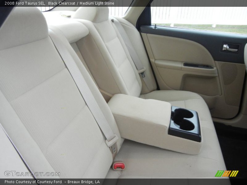 Black Clearcoat / Medium Light Stone 2008 Ford Taurus SEL