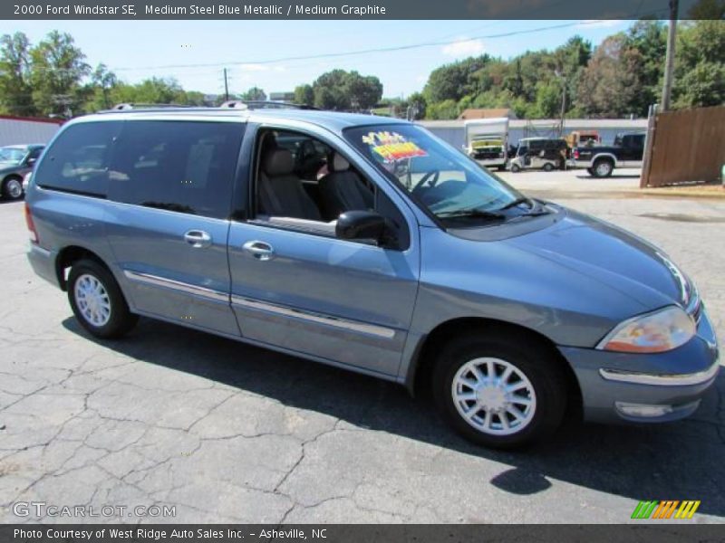 Medium Steel Blue Metallic / Medium Graphite 2000 Ford Windstar SE