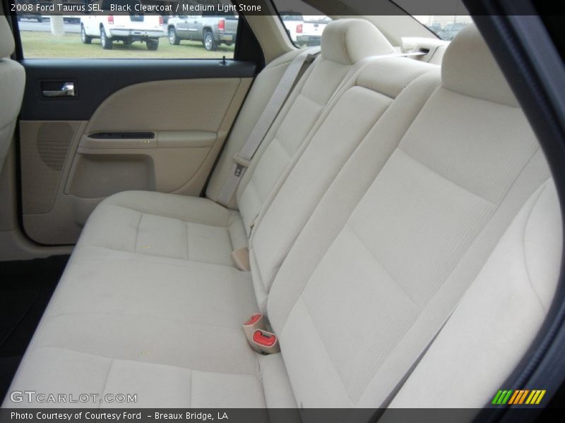Black Clearcoat / Medium Light Stone 2008 Ford Taurus SEL