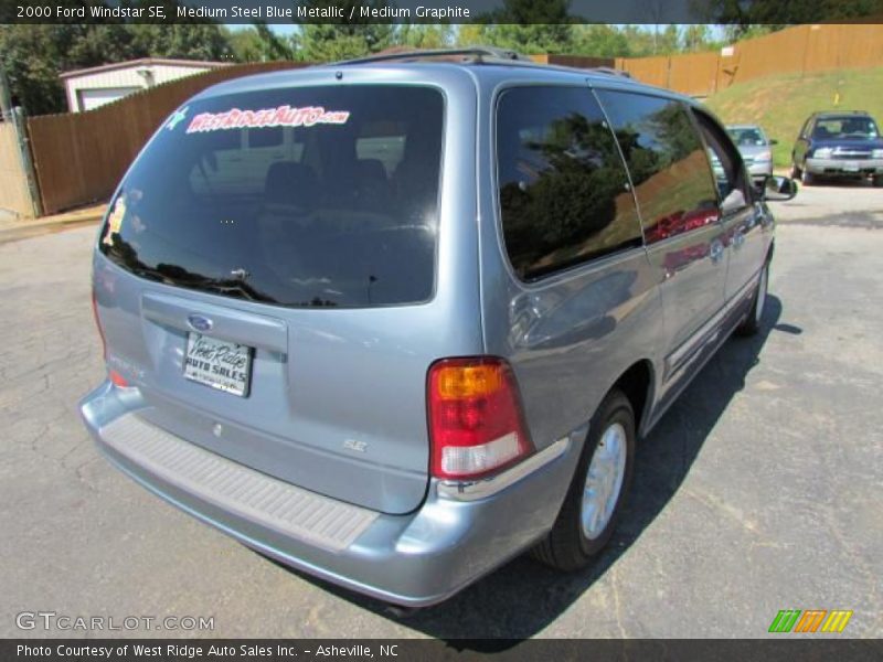 Medium Steel Blue Metallic / Medium Graphite 2000 Ford Windstar SE