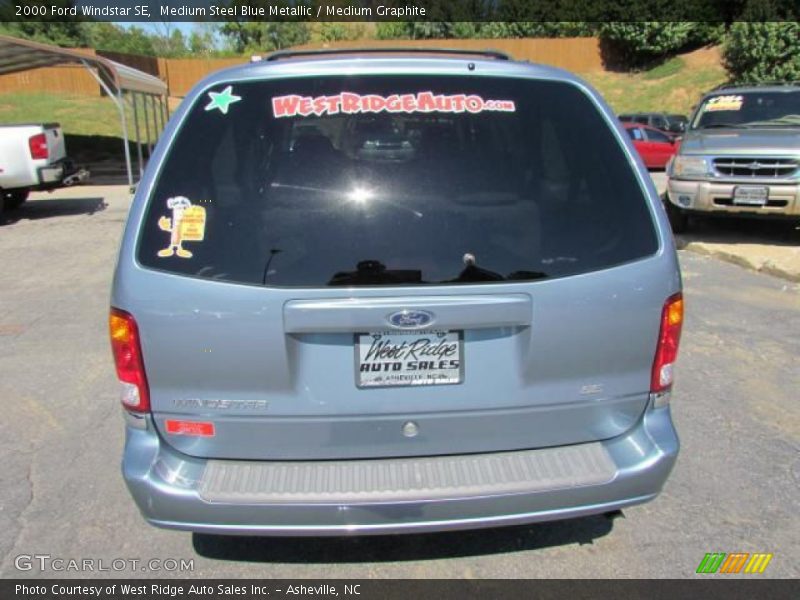 Medium Steel Blue Metallic / Medium Graphite 2000 Ford Windstar SE