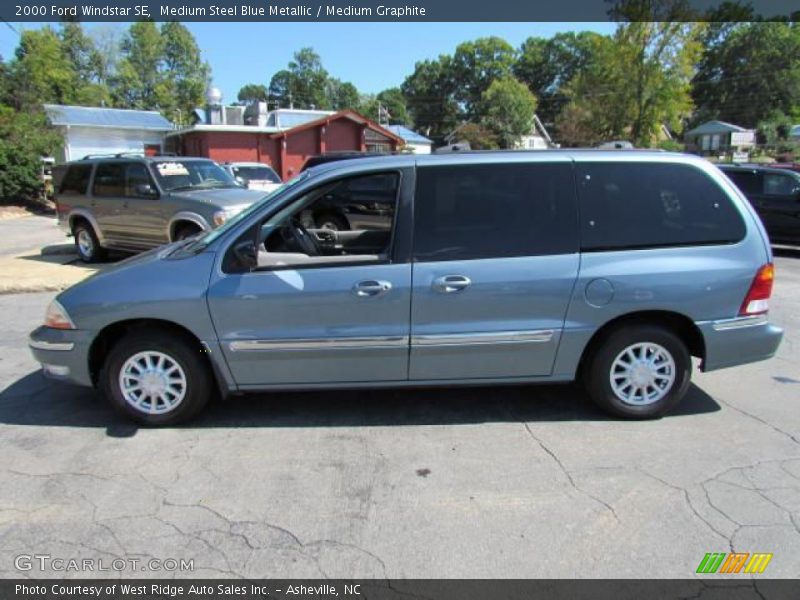 Medium Steel Blue Metallic / Medium Graphite 2000 Ford Windstar SE