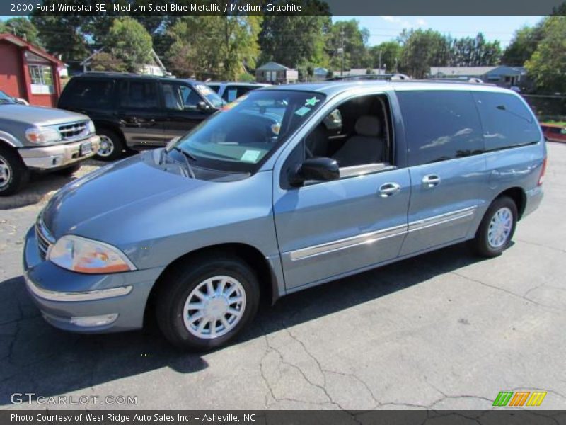 Medium Steel Blue Metallic / Medium Graphite 2000 Ford Windstar SE
