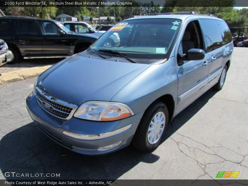 Medium Steel Blue Metallic / Medium Graphite 2000 Ford Windstar SE
