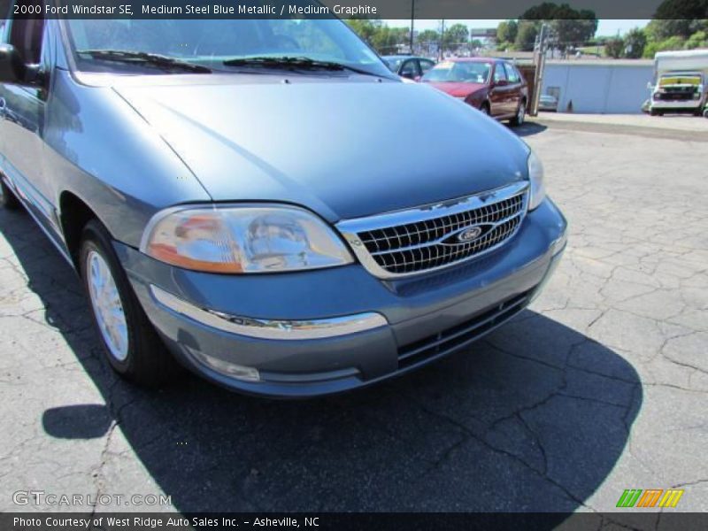 Medium Steel Blue Metallic / Medium Graphite 2000 Ford Windstar SE