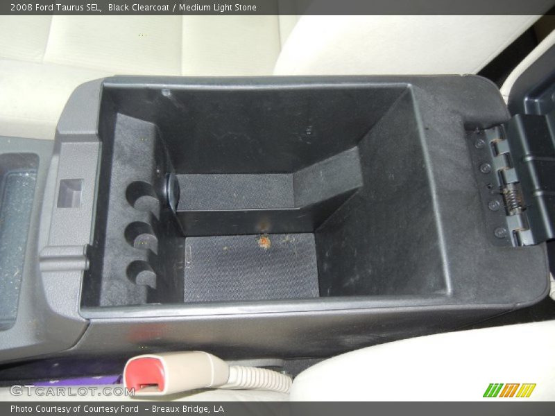 Black Clearcoat / Medium Light Stone 2008 Ford Taurus SEL