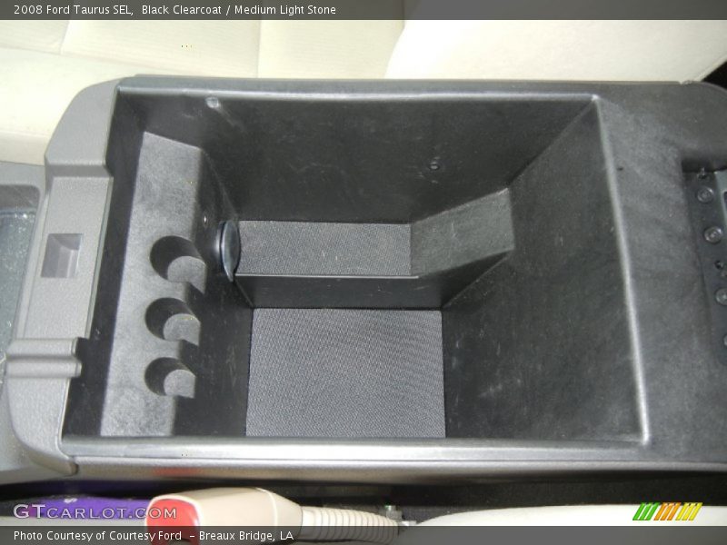 Black Clearcoat / Medium Light Stone 2008 Ford Taurus SEL