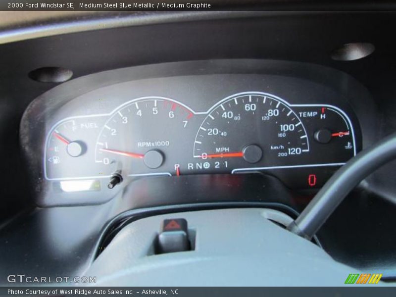 Medium Steel Blue Metallic / Medium Graphite 2000 Ford Windstar SE