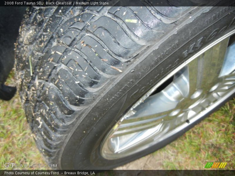 Black Clearcoat / Medium Light Stone 2008 Ford Taurus SEL