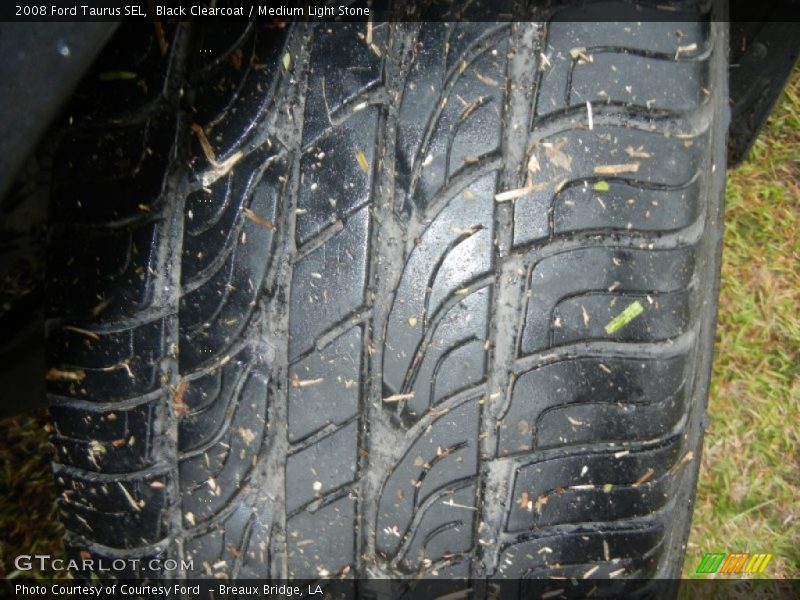 Black Clearcoat / Medium Light Stone 2008 Ford Taurus SEL