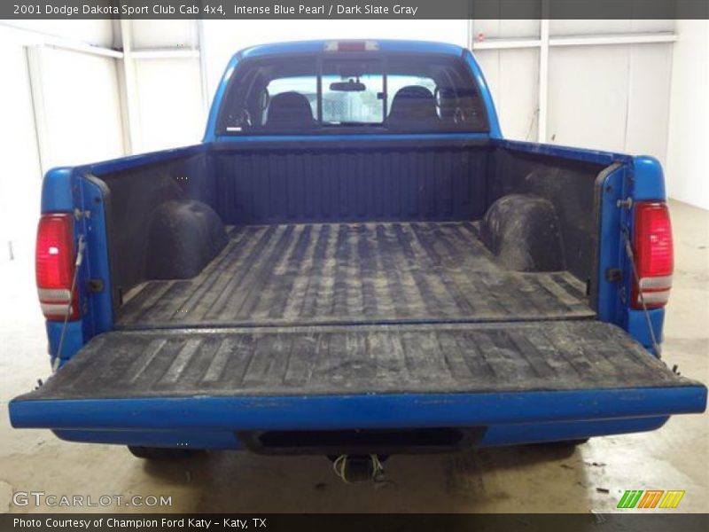 Intense Blue Pearl / Dark Slate Gray 2001 Dodge Dakota Sport Club Cab 4x4
