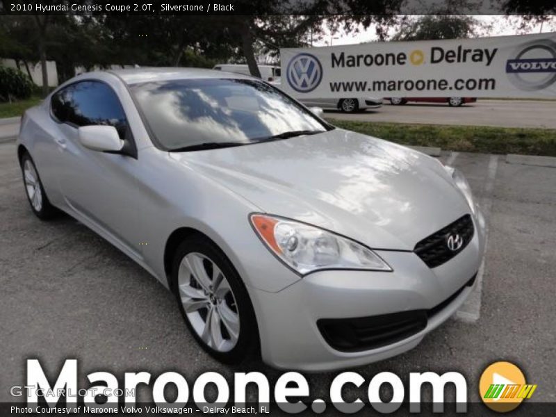 Silverstone / Black 2010 Hyundai Genesis Coupe 2.0T
