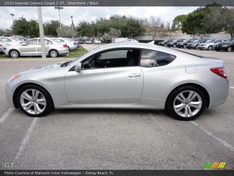 Silverstone / Black 2010 Hyundai Genesis Coupe 2.0T