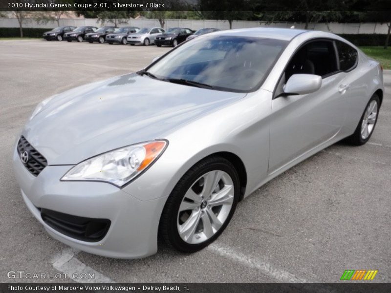 Silverstone / Black 2010 Hyundai Genesis Coupe 2.0T