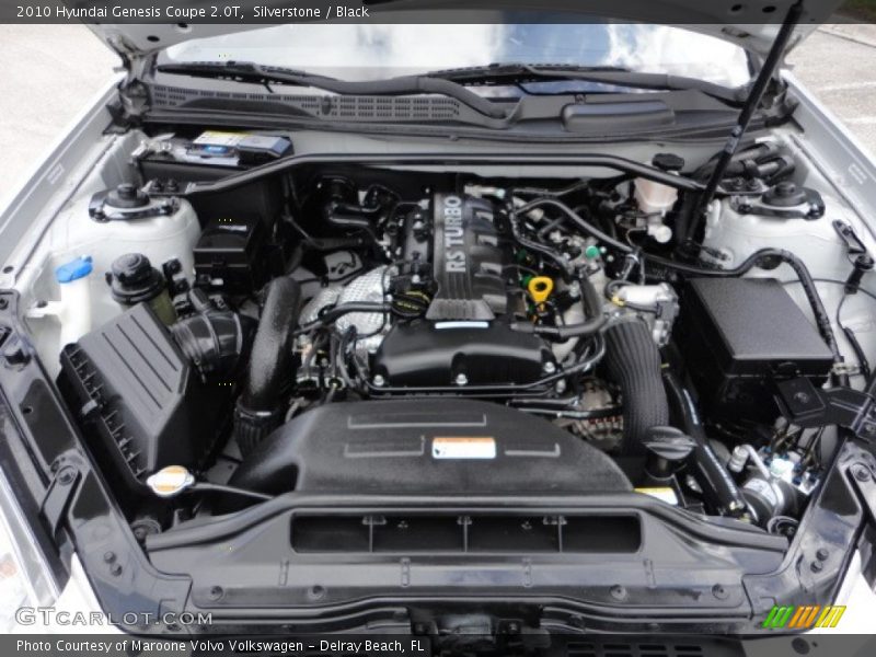 Silverstone / Black 2010 Hyundai Genesis Coupe 2.0T
