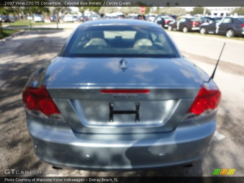 Celestial Blue Metallic / Calcite Cream 2007 Volvo C70 T5 Convertible