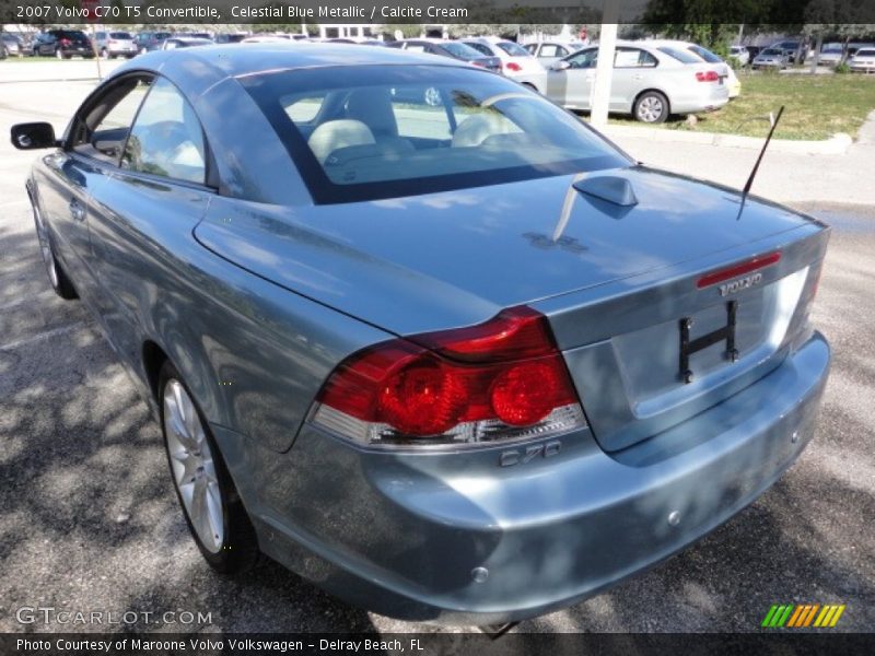 Celestial Blue Metallic / Calcite Cream 2007 Volvo C70 T5 Convertible