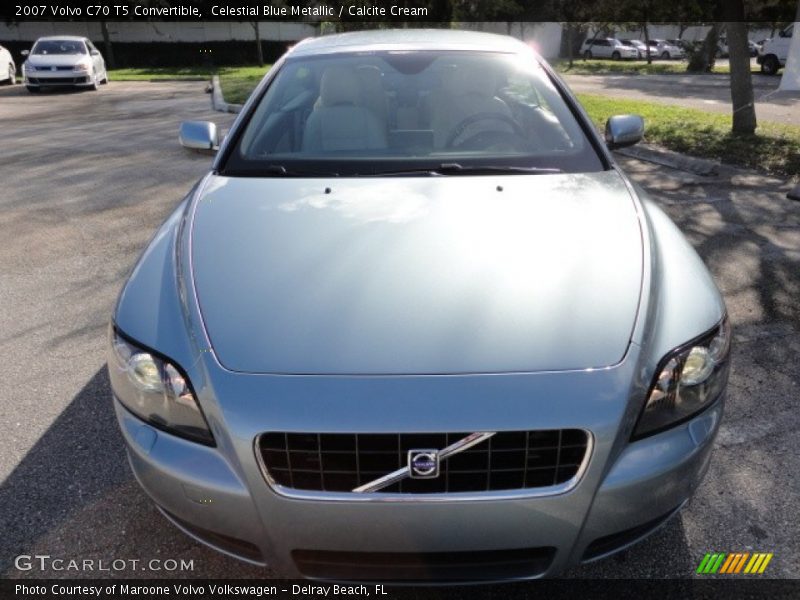 Celestial Blue Metallic / Calcite Cream 2007 Volvo C70 T5 Convertible