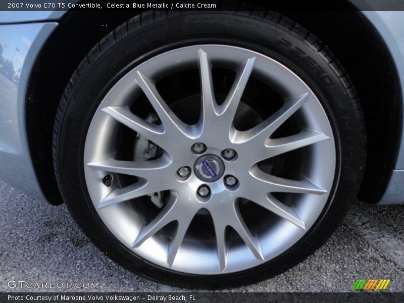Celestial Blue Metallic / Calcite Cream 2007 Volvo C70 T5 Convertible