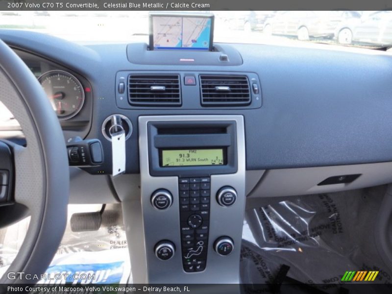 Celestial Blue Metallic / Calcite Cream 2007 Volvo C70 T5 Convertible