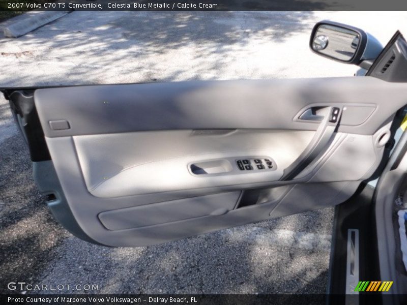 Celestial Blue Metallic / Calcite Cream 2007 Volvo C70 T5 Convertible