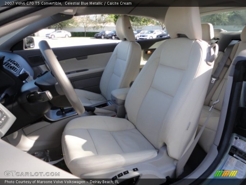 Celestial Blue Metallic / Calcite Cream 2007 Volvo C70 T5 Convertible
