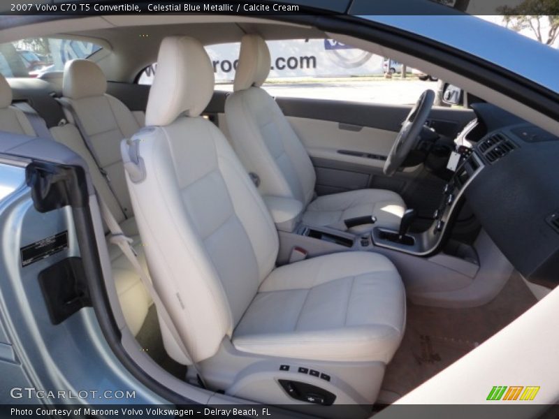 Celestial Blue Metallic / Calcite Cream 2007 Volvo C70 T5 Convertible