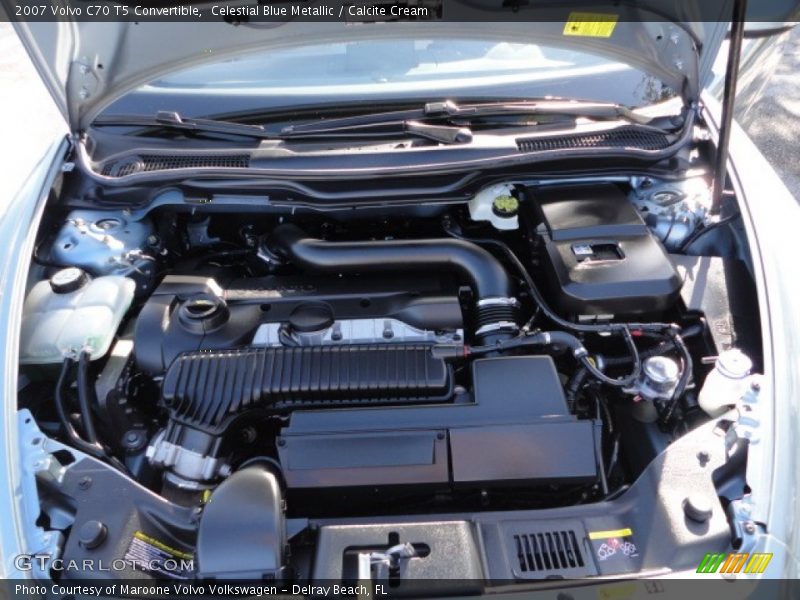 Celestial Blue Metallic / Calcite Cream 2007 Volvo C70 T5 Convertible