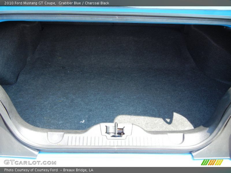 Grabber Blue / Charcoal Black 2010 Ford Mustang GT Coupe