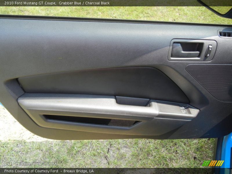 Grabber Blue / Charcoal Black 2010 Ford Mustang GT Coupe